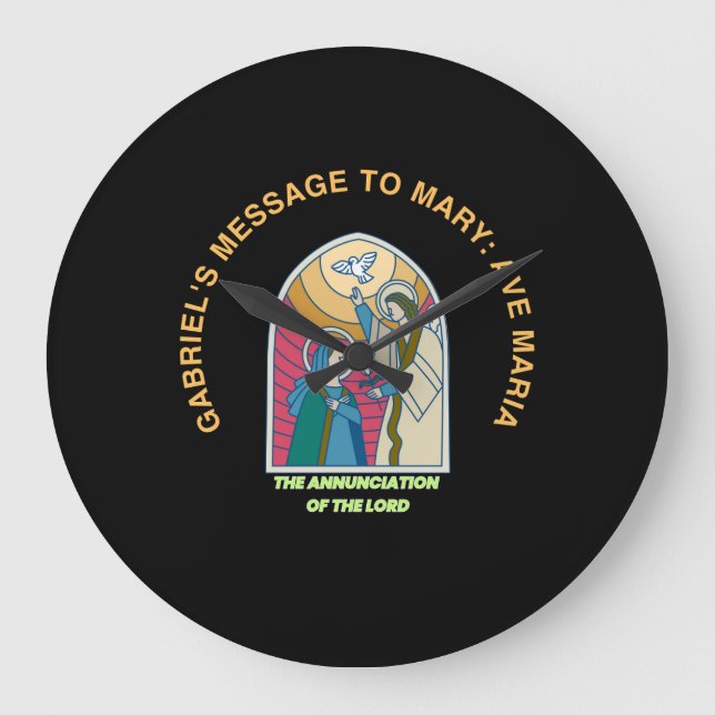 Reloj Redondo Grande The Annunciation of the Lord (Anverso)