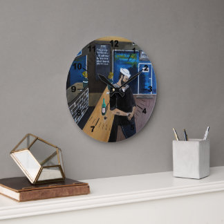 Reloj Redondo Grande The Drunken Sailor Painting by Alfred Fox