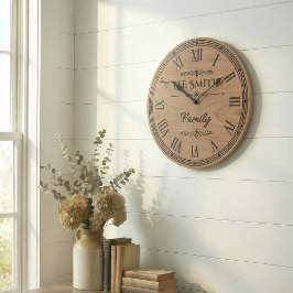 Reloj Redondo Grande The Family SMITH Wall Clock