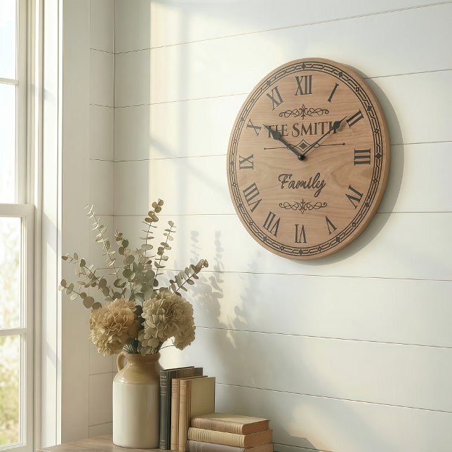Reloj Redondo Grande The Family SMITH Wall Clock (Subido por el creador)
