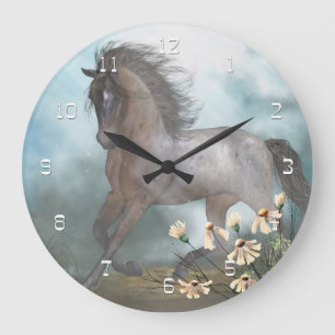 Reloj Redondo Grande The Horse Wall Clock