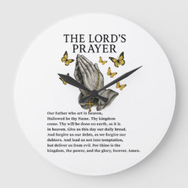 Reloj Redondo Grande The Lord's Prayer