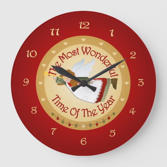 Reloj Redondo Grande The Most Wonderful Time (Anverso)