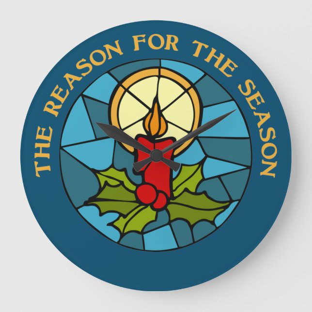 Reloj Redondo Grande The Reason for the Season 3 (Anverso)