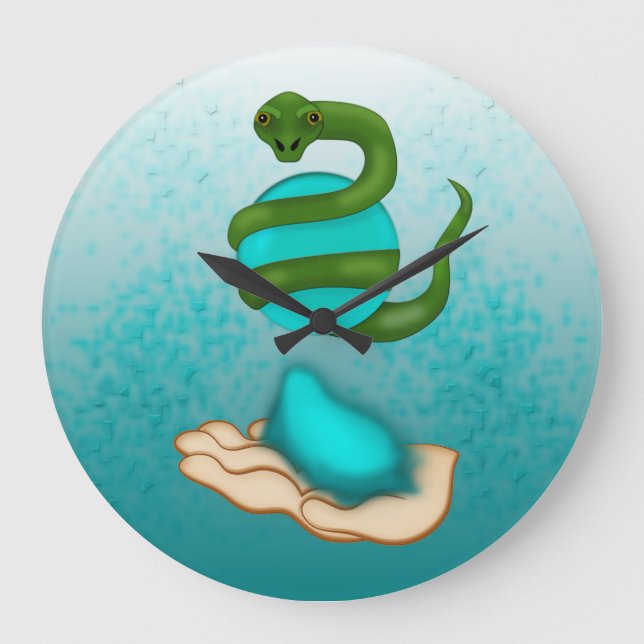 Reloj Redondo Grande The Snake (Anverso)