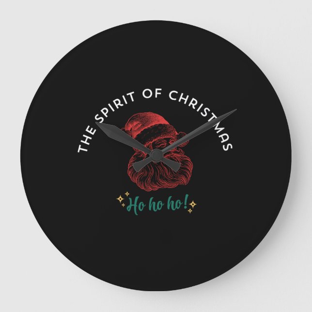 RELOJ REDONDO GRANDE THE SPIRIT OF CHRISTMAS (Anverso)