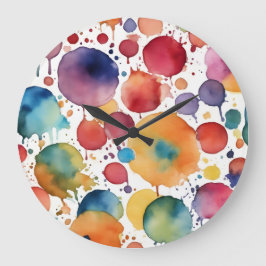Reloj Redondo Grande The Splatter