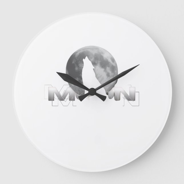 Reloj Redondo Grande the wolf`s cry under the full moon (Anverso)