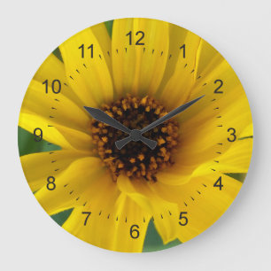 Reloj Redondo Grande the yellow flowers of autumn