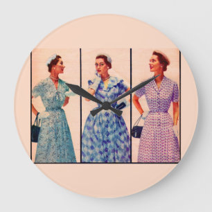 Reloj Redondo Grande three 1953 dresses - vintage clothing