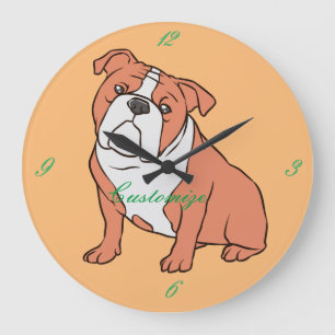 Reloj Redondo Grande Thunder_Cove de la raza del bulldog