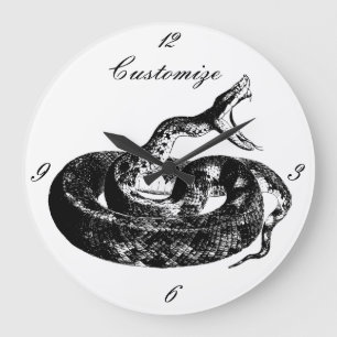 Reloj Redondo Grande Thunder_Cove del rompecabezas en frío