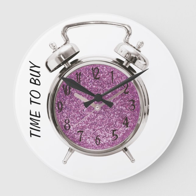 Reloj Redondo Grande tiempo de compra (Anverso)