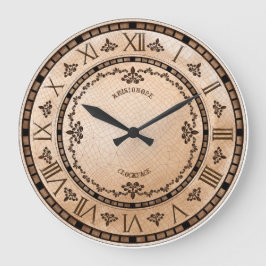 Reloj Redondo Grande Tiempo de ejecución de AntiQued