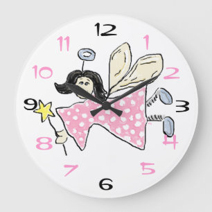 Reloj Redondo Grande Tiempo de hadas