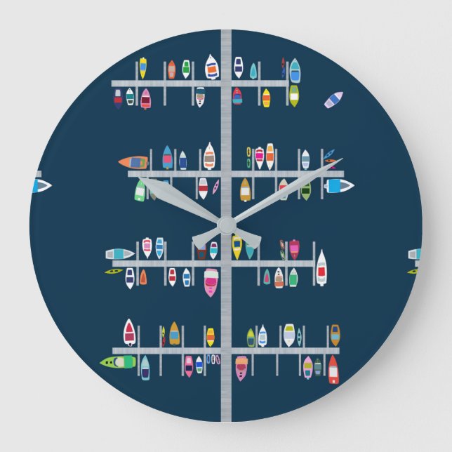 Reloj Redondo Grande Tiempo de navegación (Anverso)