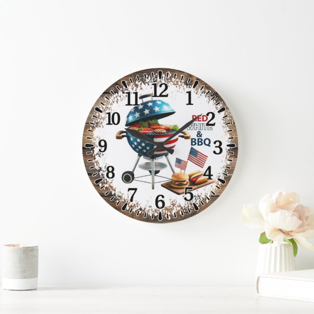 Reloj Redondo Grande Tiempo de parrilla (Hogar)