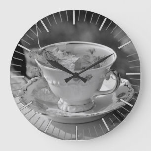 Reloj Redondo Grande Tiempo de té