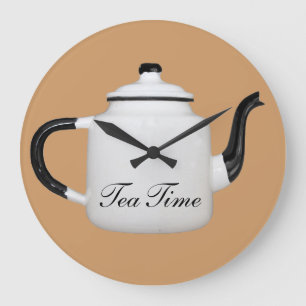 Reloj Redondo Grande Tiempo del té