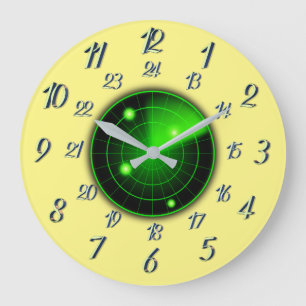 Reloj Redondo Grande Tiempo militar