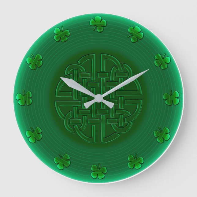 Reloj Redondo Grande Tiempo suficiente de Knot (Anverso)