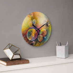 Reloj Redondo Grande “Tiempo y Espacio”