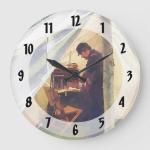 Reloj Redondo Grande Tienda de oficiales de guerra civil