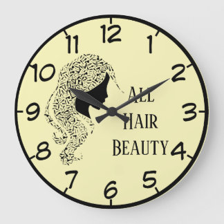 Reloj Redondo Grande Tienda de peluquería