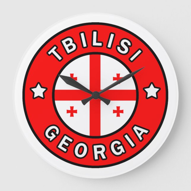 Reloj Redondo Grande Tiflis Georgia (Anverso)