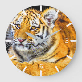 Reloj Redondo Grande Tigre