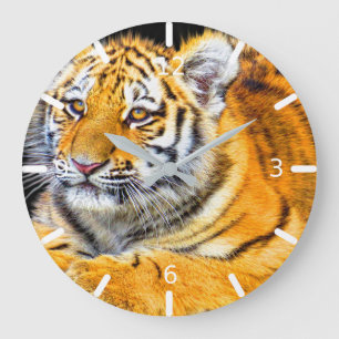 Reloj Redondo Grande Tigre
