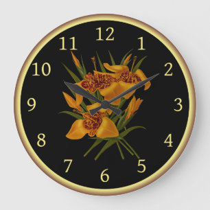 Reloj Redondo Grande Tigridia Conchiplora Var Canariensis 008 ~