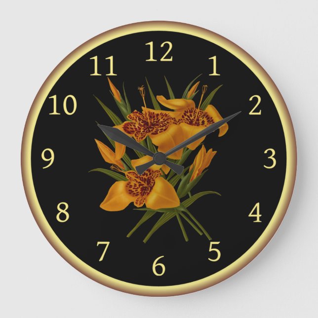 Reloj Redondo Grande Tigridia Conchiplora Var Canariensis 008 ~ (Anverso)