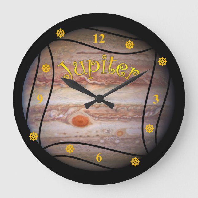 Reloj Redondo Grande Time Bender ~Time Machine Clock ~ Bend Time/Space  (Anverso)