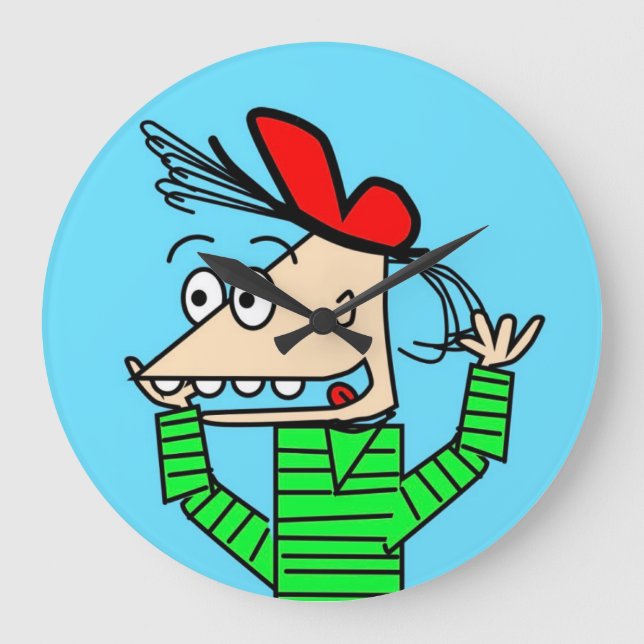 Reloj Redondo Grande Timmy Tembló (Anverso)