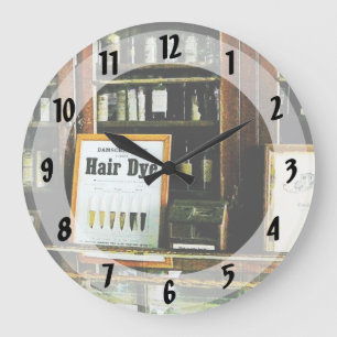 Reloj Redondo Grande Tinte para cabello