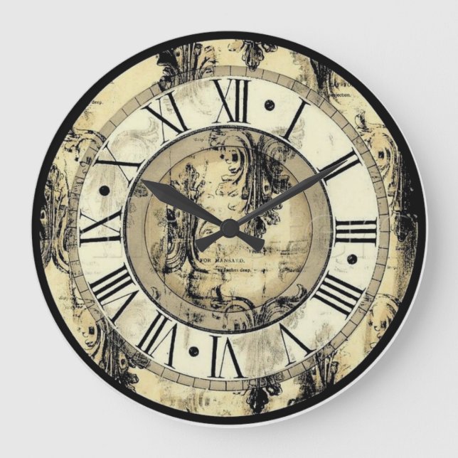 Reloj Redondo Grande Tipo clásico 1 (Anverso)