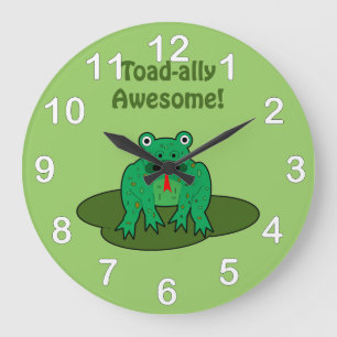 Reloj Redondo Grande Toad-ally Awesome