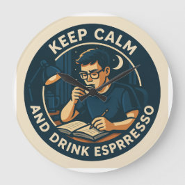 Reloj Redondo Grande Toda la noche