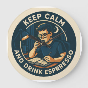 Reloj Redondo Grande Toda la noche