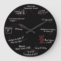 Todo sobre la ciencia Geek Math Wall Clock Decorac