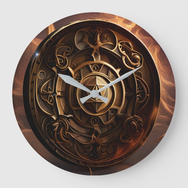 Reloj Redondo Grande Token Gorby: 1 Buck Bardo (Anverso)