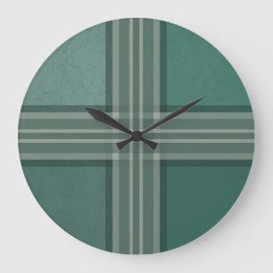 Reloj Redondo Grande Tonos verdes