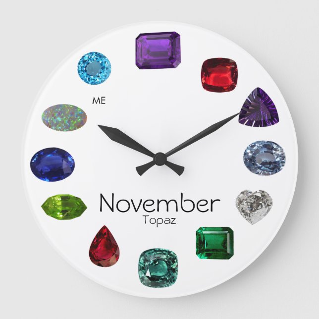 Reloj Redondo Grande Topaz, Noviembre de Béthstone (Anverso)