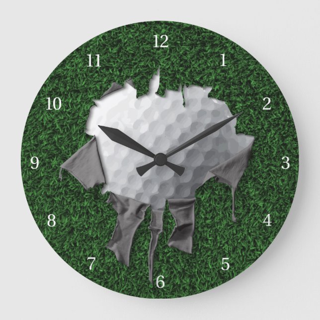Reloj Redondo Grande Torn Golf Ball (Anverso)
