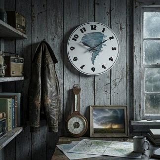 Reloj Redondo Grande Tornado Clock