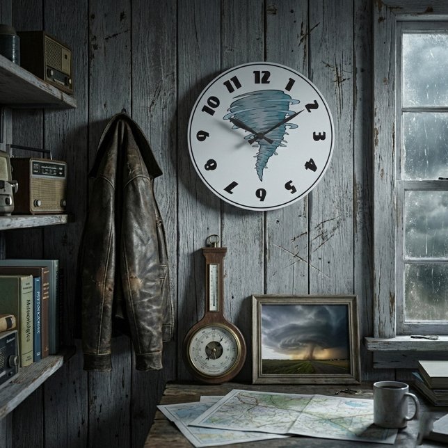 Reloj Redondo Grande Tornado Clock (Subido por el creador)