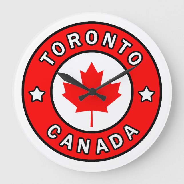 Reloj Redondo Grande Toronto Canadá (Anverso)