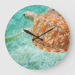 Reloj Redondo Grande Tortuga marina