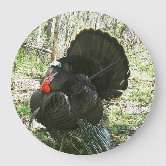 RELOJ REDONDO GRANDE TOTAL ESTRUCTURA DE LA PARED DE TURQUÍA (Anverso)